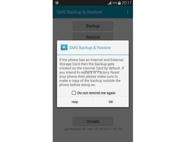 SMS Backup & Restore for Android - Download the APK from Habererciyes